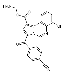 ethyl 7-chloro-3-(4-cyanobenzoyl)pyrrolo[1,2-c]quinazoline-1-carboxylate CAS:195248-84-1 manufacturer & supplier