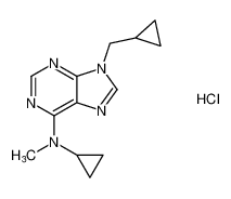 N-cyclopropyl-9-(cyclopropylmethyl)-N-methyl-9H-purin-6-amine hydrochloride CAS:195252-22-3 manufacturer & supplier