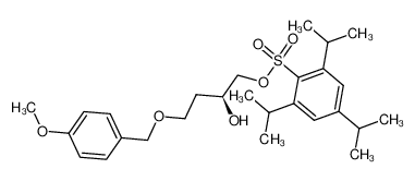 (S)-2-hydroxy-4-(4-methoxybenzyloxy)butyl 2,4,6-triisopropylbenzenesulfonate CAS:195257-57-9 manufacturer & supplier