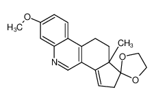 7-methoxy-11a-methyl-2,10,11,11a-tetrahydro-spiro[cyclopenta[i]phenanthridine-1,2'-[1,3]dioxolane] CAS:19526-38-6 manufacturer & supplier