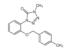 1-methyl-4-(2-((4-methylbenzyl)oxy)phenyl)-1,4-dihydro-5H-tetrazol-5-one CAS:195261-37-1 manufacturer & supplier