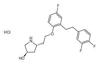 (2R,4R)-2-[2-{2-[2-(3,4-Difluorophenyl)ethyl]-4-fluorophenoxy}ethyl]-4-hydroxypyrrolidine hydrochloride CAS:195299-84-4 manufacturer & supplier