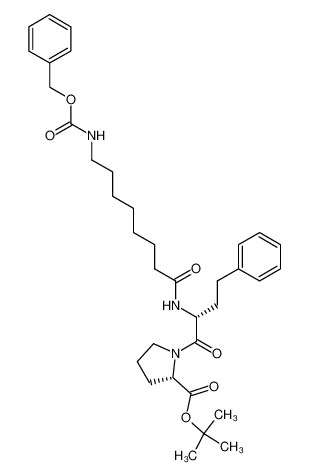 (S)-1-[(R)-2-(8-Benzyloxycarbonylamino-octanoylamino)-4-phenyl-butyryl]-pyrrolidine-2-carboxylic acid tert-butyl ester CAS:195302-72-8 manufacturer & supplier