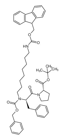 tert-butyl N-(8-((((9H-fluoren-9-yl)methoxy)carbonyl)amino)octyl)-N-((benzyloxy)carbonyl)-D-phenylalanyl-L-prolinate CAS:195302-91-1 manufacturer & supplier