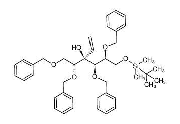 (3R,4R,5S)-4,5-Bis-benzyloxy-3-((R)-1,2-bis-benzyloxy-ethyl)-6-(tert-butyl-dimethyl-silanyloxy)-hex-1-en-3-ol CAS:195304-44-0 manufacturer & supplier