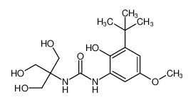 1-(3-(tert-butyl)-2-hydroxy-5-methoxyphenyl)-3-(1,3-dihydroxy-2-(hydroxymethyl)propan-2-yl)urea CAS:195312-47-1 manufacturer & supplier