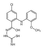 [[4-chloro-2-(2-methoxyanilino)benzoyl]amino]thiourea CAS:195370-36-6 manufacturer & supplier