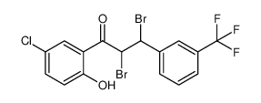 2,3-dibromo-1-(5-chloro-2-hydroxyphenyl)-3-(3-(trifluoromethyl)phenyl)propan-1-one CAS:195385-54-7 manufacturer & supplier