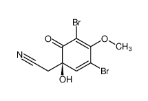 (R)-2-(3,5-dibromo-1-hydroxy-4-methoxy-6-oxocyclohexa-2,4-dien-1-yl)acetonitrile CAS:195392-57-5 manufacturer & supplier