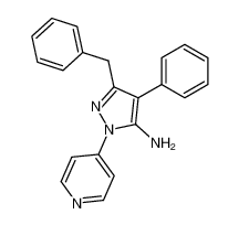 5-benzyl-4-phenyl-2-pyridin-4-yl-2H-pyrazol-3-ylamine CAS:19541-79-8 manufacturer & supplier