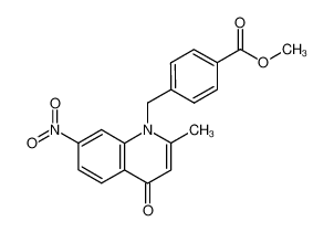 1-(4-methoxycarbonylbenzyl)-2-methyl-7-nitro-4-oxo-1,4-dihydroquinoline CAS:195433-14-8 manufacturer & supplier