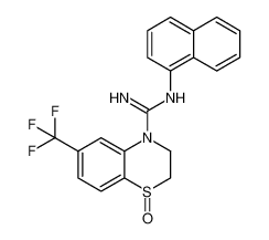 N-(naphthalen-1-yl)-6-(trifluoromethyl)-2,3-dihydro-4H-benzo[b][1,4]thiazine-4-carboximidamide 1-oxide CAS:195437-43-5 manufacturer & supplier