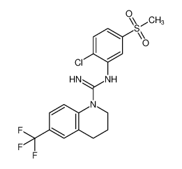 N-(2-chloro-5-(methylsulfonyl)phenyl)-6-(trifluoromethyl)-3,4-dihydroquinoline-1(2H)-carboximidamide CAS:195438-90-5 manufacturer & supplier