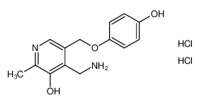 4-(aminomethyl)-5-((4-hydroxyphenoxy)methyl)-2-methylpyridin-3-ol dihydrochloride CAS:195441-84-0 manufacturer & supplier