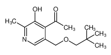 1-(3-hydroxy-2-methyl-5-((neopentyloxy)methyl)pyridin-4-yl)ethan-1-one CAS:195442-32-1 manufacturer & supplier