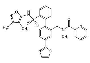 N-[[2'-[[(3,4-Dimethyl-5-isoxazolyl)amino]sulfonyl]-4-(2-oxazolyl)[1,1'-biphenyl]-2-yl]methyl]-N-methyl-2-pyridinecarboxamide CAS:195444-49-6 manufacturer & supplier