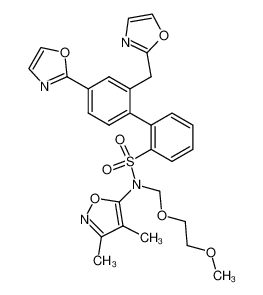 N-(3,4-Dimethyl-5-isoxazolyl)-N-[(2-methoxyethoxy)methyl]-4'-(2-oxazolyl)-2'-(2-oxazolylmethyl)[1,1'-biphenyl]-2-sulfonamide CAS:195447-10-0 manufacturer & supplier