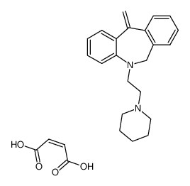 11-Methylene-5-(2-piperidin-1-yl-ethyl)-6,11-dihydro-5H-dibenzo[b,e]azepine; compound with (Z)-but-2-enedioic acid CAS:19545-20-1 manufacturer & supplier