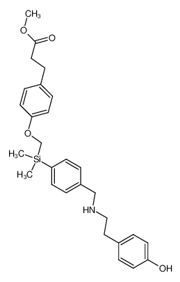 methyl 3-(4-(((4-(((4-hydroxyphenethyl)amino)methyl)phenyl)dimethylsilyl)methoxy)phenyl)propanoate CAS:195454-07-0 manufacturer & supplier