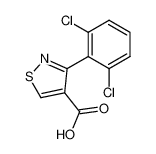 3-(2,6-dichloro-phenyl)-isothiazole-4-carboxylic acid CAS:19547-33-2 manufacturer & supplier