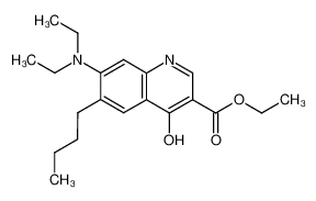 6-Butyl-7-diethylamino-4-hydroxy-quinoline-3-carboxylic acid ethyl ester CAS:19547-35-4 manufacturer & supplier