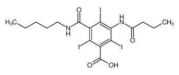 2.4.6-Trijod-5-butyrylamino-isophthalsaeure-mono-pentylamid CAS:1955-03-9 manufacturer & supplier