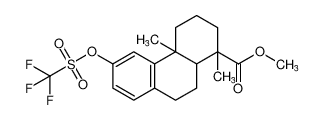 methyl 1,4a-dimethyl-6-(((trifluoromethyl)sulfonyl)oxy)-1,2,3,4,4a,9,10,10a-octahydrophenanthrene-1-carboxylate CAS:195507-49-4 manufacturer & supplier