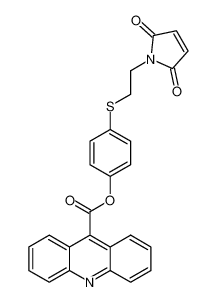 4-((2-(2,5-dioxo-2,5-dihydro-1H-pyrrol-1-yl)ethyl)thio)phenyl acridine-9-carboxylate CAS:195516-72-4 manufacturer & supplier