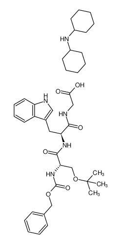 Glycine,O-(1,1-dimethylethyl)-N-[(phenylmethoxy)carbonyl]-L-seryl-L-tryptophyl-,compd. with N-cyclohexylcyclohexanamine (1:1) CAS:195522-03-3 manufacturer & supplier