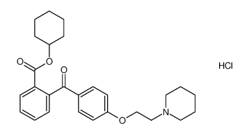 cyclohexyl 2-(4-(2-(piperidin-1-yl)ethoxy)benzoyl)benzoate hydrochloride CAS:195602-75-6 manufacturer & supplier