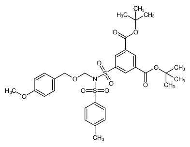 di-tert-butyl 5-(N-(((4-methoxybenzyl)oxy)methyl)-N-tosylsulfamoyl)isophthalate CAS:195603-05-5 manufacturer & supplier