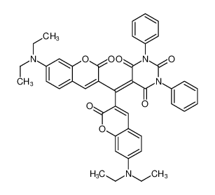 5-(bis(7-(diethylamino)-2-oxo-2H-chromen-3-yl)methylene)-1,3-diphenylpyrimidine-2,4,6(1H,3H,5H)-trione CAS:195604-78-5 manufacturer & supplier