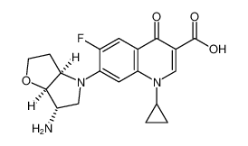 rel-7-((3aR,6S,6aR)-6-aminohexahydro-4H-furo[3,2-b]pyrrol-4-yl)-1-cyclopropyl-6-fluoro-4-oxo-1,4-dihydroquinoline-3-carboxylic acid CAS:195610-36-7 manufacturer & supplier