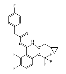 (Z)-N-(((cyclopropylmethoxy)amino)(2,3-difluoro-6-(trifluoromethoxy)phenyl)methylene)-2-(4-fluorophenyl)acetamide CAS:195611-07-5 manufacturer & supplier