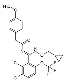 (Z)-N-(((cyclopropylmethoxy)amino)(2,3-dichloro-6-(trifluoromethoxy)phenyl)methylene)-2-(4-methoxyphenyl)acetamide CAS:195611-10-0 manufacturer & supplier