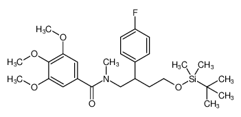 N-(4-((tert-butyldimethylsilyl)oxy)-2-(4-fluorophenyl)butyl)-3,4,5-trimethoxy-N-methylbenzamide CAS:195622-17-4 manufacturer & supplier