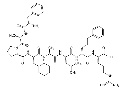 ((S)-2-((S)-2-((S)-2-((S)-2-((S)-1-(L-phenylalanyl-L-alanyl)pyrrolidine-2-carboxamido)-3-cyclohexylpropanamido)propanamido)-4-methylpentanamido)-5-phenylpentanoyl)-L-arginine CAS:195624-85-2 manufacturer & supplier