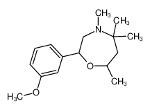 2-(3-methoxy-phenyl)-4,5,5,7-tetramethyl-[1,4]oxazepane CAS:19571-84-7 manufacturer & supplier