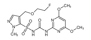 N-((4,6-dimethoxypyrimidin-2-yl)carbamoyl)-4-((2-fluoroethoxy)methyl)-1-methyl-1H-pyrazole-5-sulfonamide CAS:195713-17-8 manufacturer & supplier