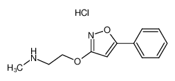 3-(2-N-Methylaminoethoxy)-5-phenylisoxazole hydrochloride CAS:195714-44-4 manufacturer & supplier