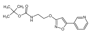 3-(2-(N-tert-Butoxycarbonylamino)ethoxy)-5-(pyridin-3-yl)isoxazole CAS:195714-60-4 manufacturer & supplier