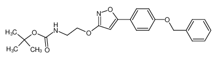 5-(4-Benzyloxyphenyl)-3-(2-(N-tert-butoxycarbonylamino)ethoxy)isoxazole CAS:195715-06-1 manufacturer & supplier