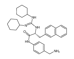 (R)-N-(4-Aminomethyl-phenyl)-2-(N',N'-dicyclohexyl-guanidino)-3-naphthalen-2-yl-propionamide CAS:195716-40-6 manufacturer & supplier