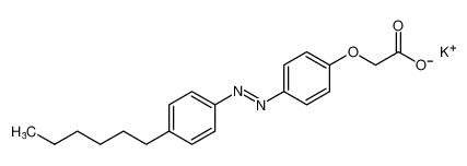 potassium (E)-2-(4-((4-hexylphenyl)diazenyl)phenoxy)acetate CAS:195724-50-6 manufacturer & supplier