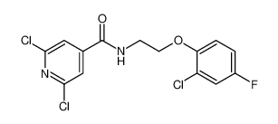 2,6-dichloro-N-(2-(2-chloro-4-fluorophenoxy)ethyl)isonicotinamide CAS:195725-74-7 manufacturer & supplier