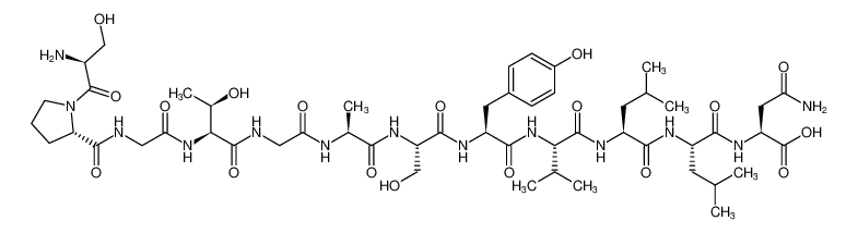 L-seryl-L-prolylglycyl-L-threonylglycyl-L-alanyl-L-seryl-L-tyrosyl-L-valyl-L-leucyl-L-leucyl-L-asparagine CAS:195737-85-0 manufacturer & supplier