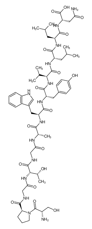 L-Asparagine,L-seryl-L-prolylglycyl-L-threonylglycyl-L-alanyl-L-tryptophyl-L-tyrosyl-L-valyl-L-leucyl-L-leucyl- CAS:195737-88-3 manufacturer & supplier