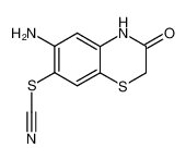 6-amino-7-thiocyanato-4H-benzo[1,4]thiazin-3-one CAS:19580-96-2 manufacturer & supplier