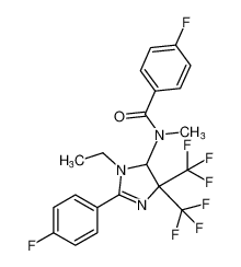 N-(1-ethyl-2-(4-fluorophenyl)-4,4-bis(trifluoromethyl)-4,5-dihydro-1H-imidazol-5-yl)-4-fluoro-N-methylbenzamide CAS:195812-41-0 manufacturer & supplier