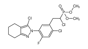 dimethyl (1-chloro-2-(2-chloro-5-(3-chloro-4,5,6,7-tetrahydro-2H-indazol-2-yl)-4-fluorophenyl)ethyl)phosphonate CAS:195815-26-0 manufacturer & supplier